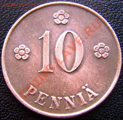 Финляндия_10 пенни 1921. До 17 мая_22.04мск - 5361