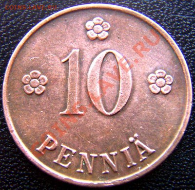Финляндия_10 пенни 1922. До 17 мая_22.06мск - 5363