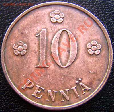 Финляндия_10 пенни 1927. До 17 мая_22.08мск - 5365