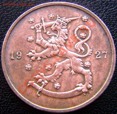 Финляндия_10 пенни 1927. До 17 мая_22.08мск - 5366