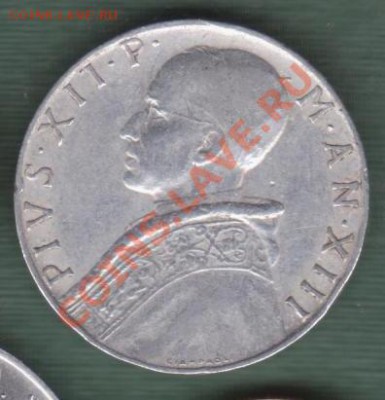 Ватикан, 10 Лир 1951 (19.05) - 8