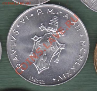 Ватикан, 10 Лир 1974 (19.05) - 14