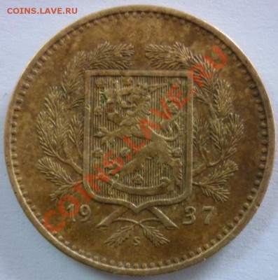 10 марок 1937г. Финляндия. Оценка. - P1040103 10 марок.JPG