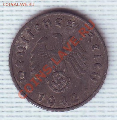 Третий Рейх.5 Пфеннигов.1942.А. до 24 мая - 1942 а0001.JPG