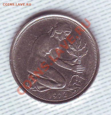 ФРГ.50 Пфеннигов.1972. J. до 24 мая - 1972 j.JPG