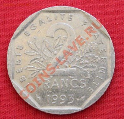 ФРАНЦИЯ 2 франка 1993г. Ж.МУЛЕН до 25.05.13г.в 22-00 - IMG_6330.JPG