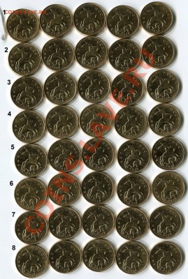 ФИКС за 100р ! История раскола 50 коп 2012г. 5 штук. + - 50 к лоты 1-8 (2)
