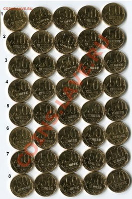 ФИКС за 100р ! История раскола 50 коп 2012г. 5 штук. + - 50 к лоты 1-8 (1)