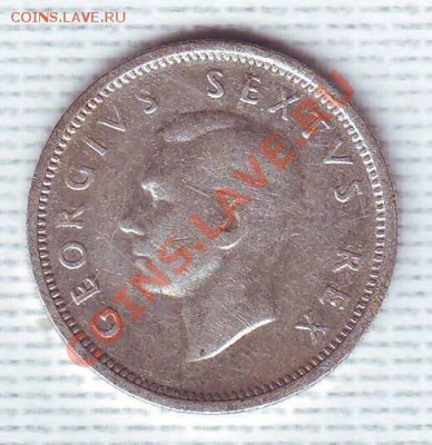 Ag.Брит.Юж.Африка.6 Пенсов.1950.Георг 6. до 25 Мая - 19500014.JPG