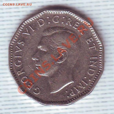 Канада.Никель.1946.Георг 6.Бобр. до 25 Мая - 19460021.JPG