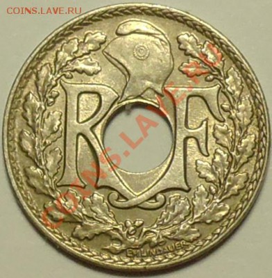 ФРАНЦИЯ - 10 сантимов 1919 - до 25 мая - 259