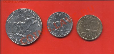 3 долларовых монеты США — до 23 мая, 22:00 мск - Amay13_dollars_a