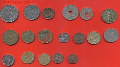 18 монет стран Скандинавии и Балтии без повтора— до 23 мая, - A-may13_scand_b