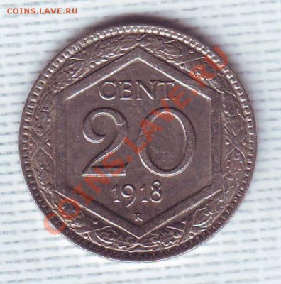 Италия.20 Чентезими.1918. до 26 Мая - 19180009.JPG