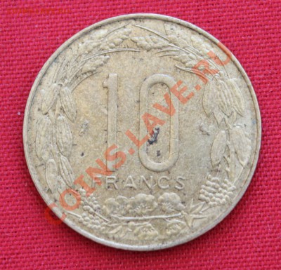 КАМЕРУН  10 франков  1965г. АНТИЛОПЫ  до 26.05.13г. в  22-00 - IMG_6384.JPG