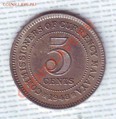 Малайя.5 Центов.1948. до 26 Мая - 19480011.JPG