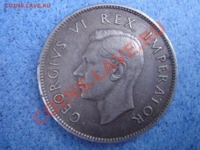 ЮАР: Ag-800 2 шиллинга (флорин) 1940 Георг 6 до 24.05 22 - ЮАР 2 шиллинга 1940-2.JPG