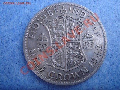 2 кроны 1942 Георг 6 до 24.05 22-0 - Полукрона 1942-1.JPG