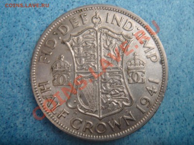 2 кроны 1941 Георг 6 до 24.05 22-0 - Полукрона 1941-1.JPG