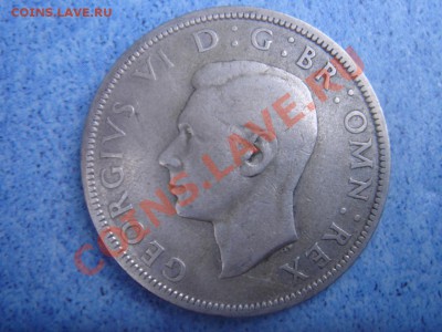2 кроны 1940 Георг 6 до 24.05 22-0 - Полукрона 1940-2.JPG
