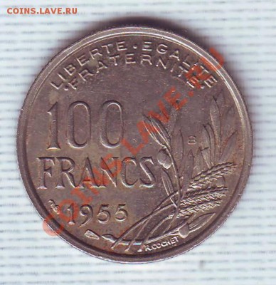 Франция.100 Франков.1955.В. до 27 мая - 19550011.JPG
