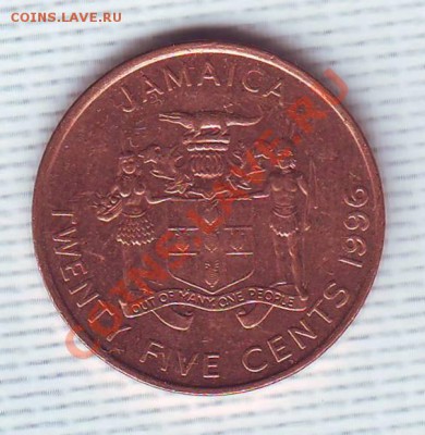 Ямайка.25 Центов.1996. до 27 мая - 19960006.JPG