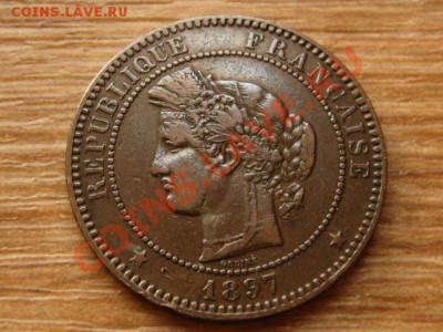 Франция 10 сантимов 1897 а до 24.05.13 в 21.00 М - IMG_2521