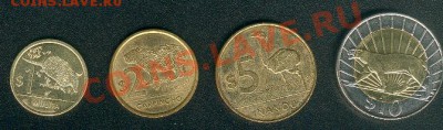 Уругвай. 4 монеты 2011 года. Животные - Urugway0