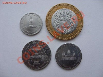 Камбоджа. 4 монеты. Практически UNC - Camboja2