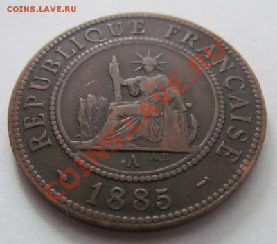 1 цент 1885 год Кохинхина - 102.JPG