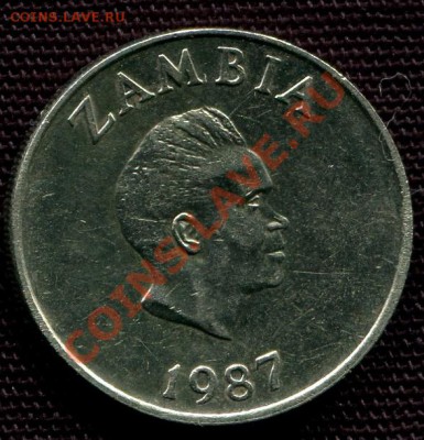 ЗАМБИЯ - 10 нгвее 1987 - Птица-Носорог - до 28 мая - 545