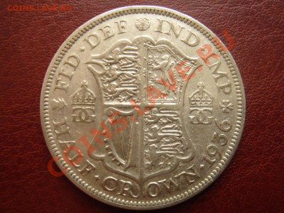2 кроны 1936 Георг 5 до 27.05 22-0 - Полукрона 1936-1.JPG