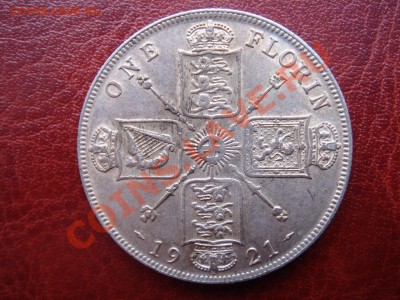 Великобритания: Ag-500 флорин 1921 ДОСТОЙНЫЙ! до 27.05 22 - Флорин 1921-1.JPG