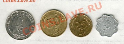 Мальдивские острова. 4 монеты - Maldivi2