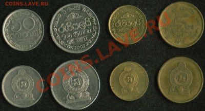 Шри Ланка 4 монеты до 22:00мск 29.05.13 - Шри Ланка