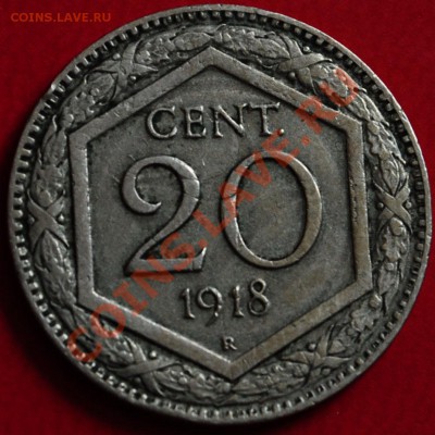Италия	20 чентезимо	1918 - до 29.05.2013 в 23-00 - DSC_0296.JPG
