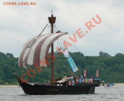Современная реконструкция немецкого ганзейского когга. - копия