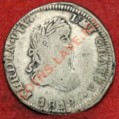 Прошу оценить монету Мексики 1818года - реал_1.JPG