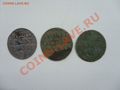 3 солида Пруссия 170х-1733. До - Аук 3 солида Пруссии - 1