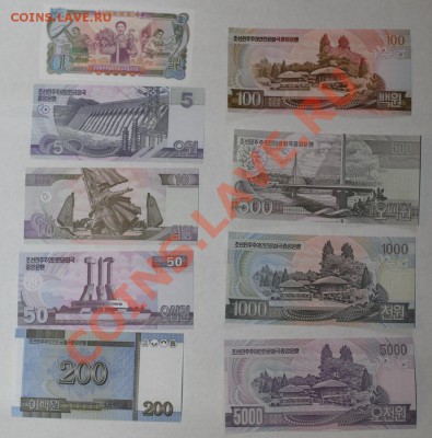Северная Корея 9шт. до 1.06.13 22мск - North_Korea_set9_1