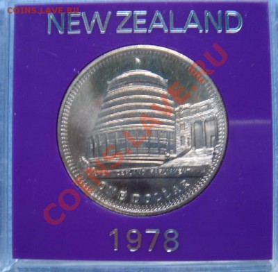 Новая Зеландия: Доллар-Шайба 1978 UNC в коробке до 30.05 22 - Н.Зеландия доллар 1978-1.JPG