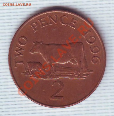 Гернси.2 Пенса.1996.Корова. до 31 Мая - 19960008.JPG
