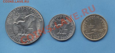 3 долларовых монеты США — до 31 мая, 22:00 мск - 013