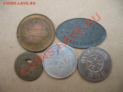 Иностранные жетоны на оценку (Бельгия, Германия, Дания...) - 2 жет.JPG