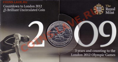 Великобритания 5 фунтов 2009 Отсчёт до 03.06-22ч (5387) - img213