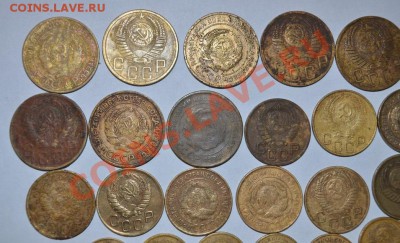 Набор монет- 30 шт, 5 коп,3 коп, 2 коп, 1 коп, 1953,1932, - DSC_0007