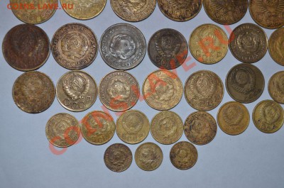 Набор монет- 30 шт, 5 коп,3 коп, 2 коп, 1 коп, 1953,1932, - DSC_0009