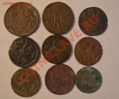 набор монет- 9 шт,1798,1828,1748,1852,1737,1741, - DSC_0023
