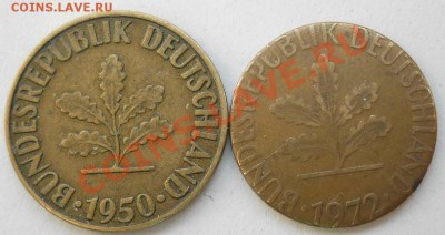 10 пфеннигов ФРГ, на маленькой заготовке - DSCN0005.JPG