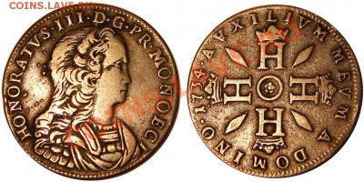 3 гроша 1784 год Германия (не точно) - M22